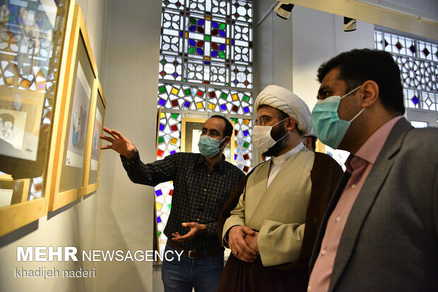 افتتاح نمایشگاه «فصل کارتون یک» با حضور رئیس سازمان تبلیغات اسلامی در خانه هنرمندان اصفهان