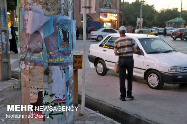 تبلیغات کاندید های شورای شهر در اردبیل