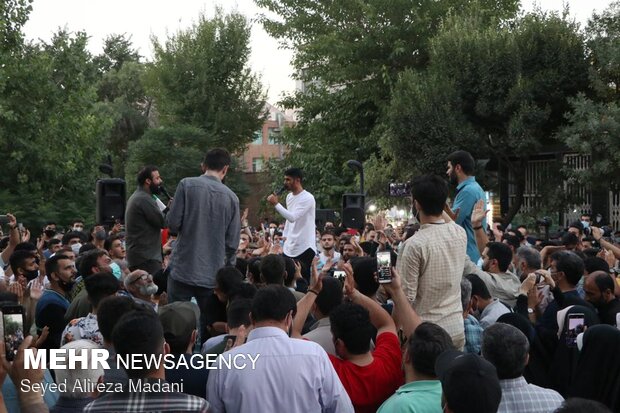 جشن خیابانی دهه کرامت در محله نازی آباد