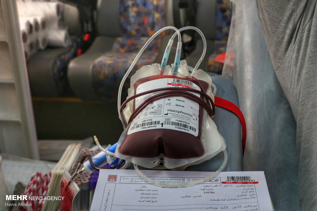 کاهش اهداکنندگان خون در روزهای پایانی سال در کرمانشاه