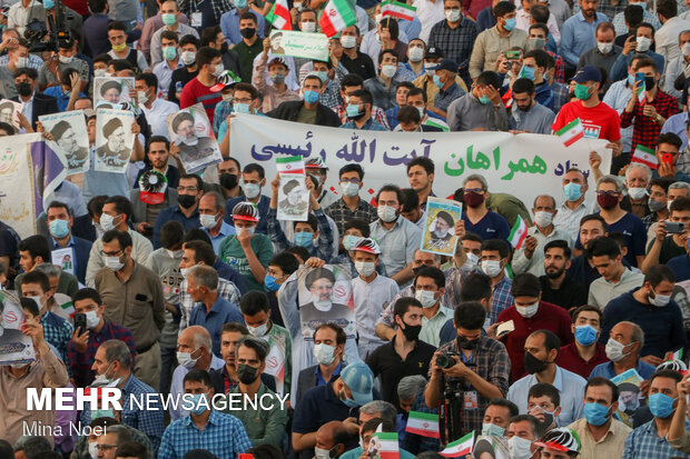 Presidential candidate Seyyed Ebrahim Raeisi visits Tabriz