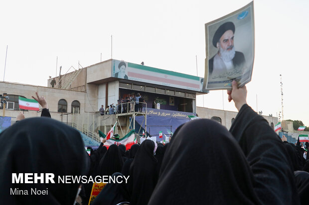 Presidential candidate Seyyed Ebrahim Raeisi visits Tabriz