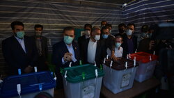 Presidential candidate 'Rezaei' casts his vote in Shahr-e Rey