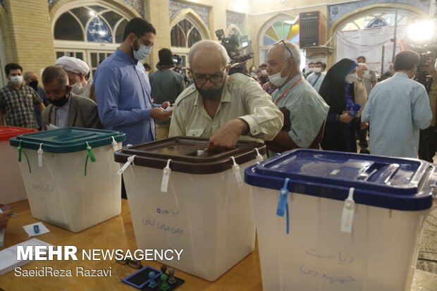 جشن انتخابات - مسجد لرزاده تهران