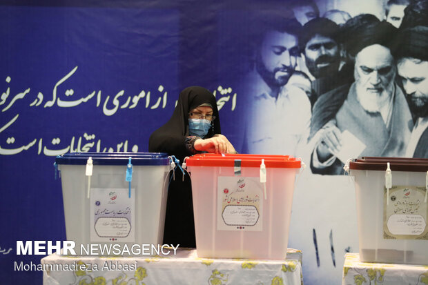 Celebration of elections in Hosseiniyahs of Jamaran, Ershad