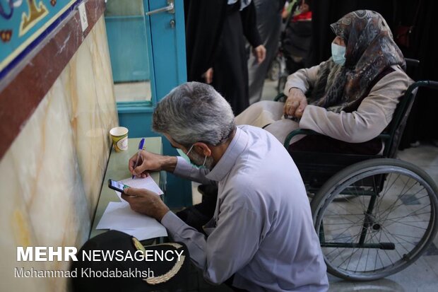 Celebration of elections in Hosseiniyahs of Jamaran, Ershad