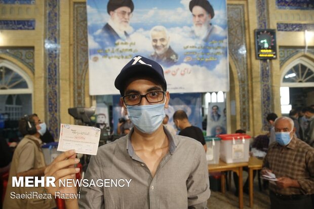 جشن انتخابات - مسجد لرزاده تهران