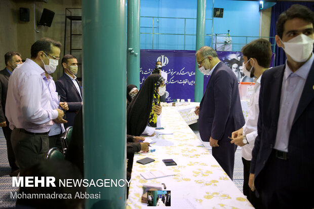 جشن انتخابات - حسینیه جماران تهران