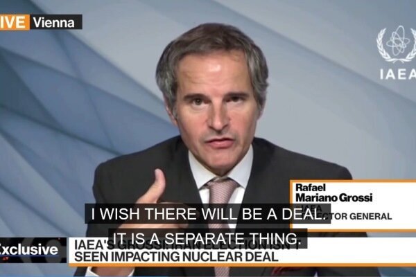 IAEA agreement with Iran not subject to Vienna talks: Grossi