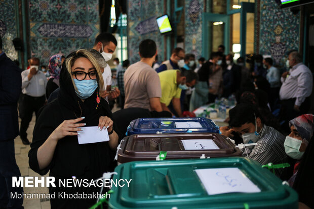 جشن انتخابات- حسینیه ارشاد تهران