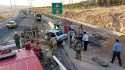 ۳ مصدوم و یک کشته در تصادف‌های ویژه امروز در بزرگراه‌های اصفهان