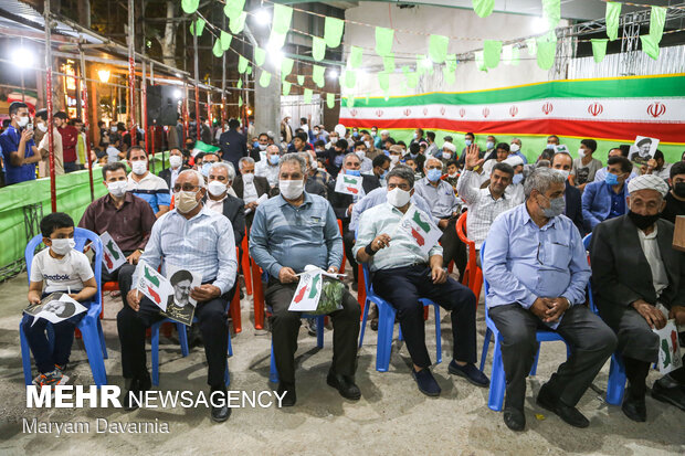 جشن پیروزی هواداران آیت الله سید ابراهیم رئیسی در بجنورد
