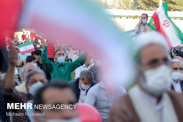 جشن پیروزی در بیرجند