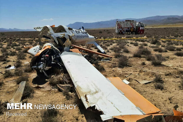 سقوط هواپیمای آموزشی در خراسان شمالی