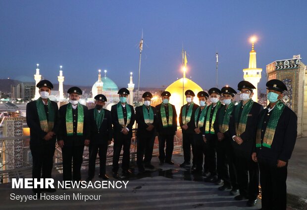 Naqareh drum playing ritual at Imam Reza (AS) holy shrine