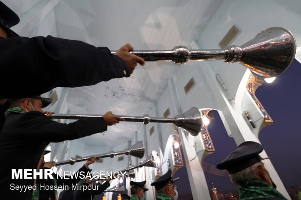 Naqareh drum playing ritual at Imam Reza (AS) holy shrine