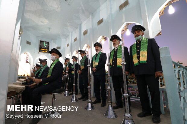 Naqareh drum playing ritual at Imam Reza (AS) holy shrine