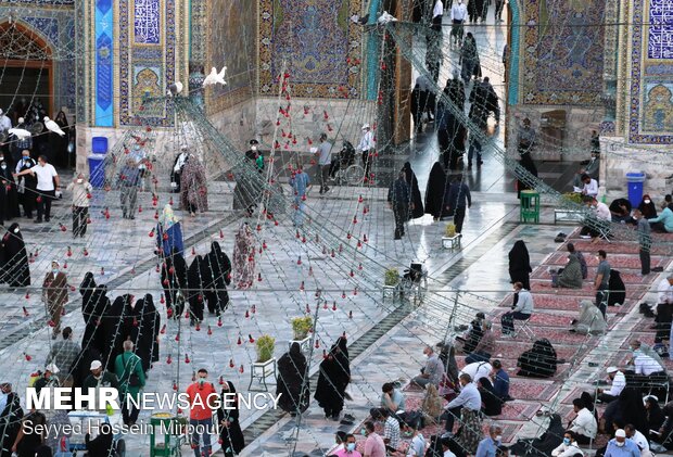 Naqareh drum playing ritual at Imam Reza (AS) holy shrine