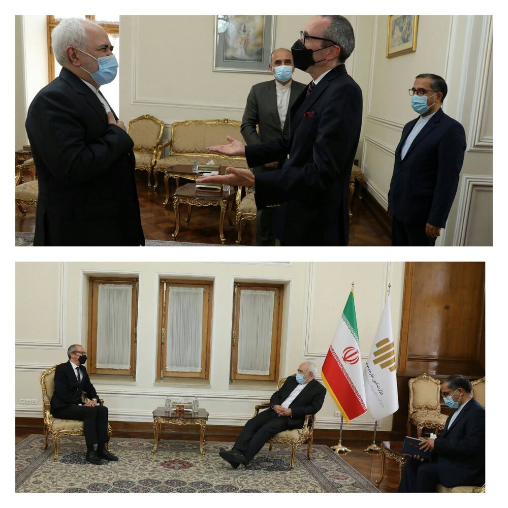 4 ongoing foreign envoys bid farewell to FM Zarif on Mon.