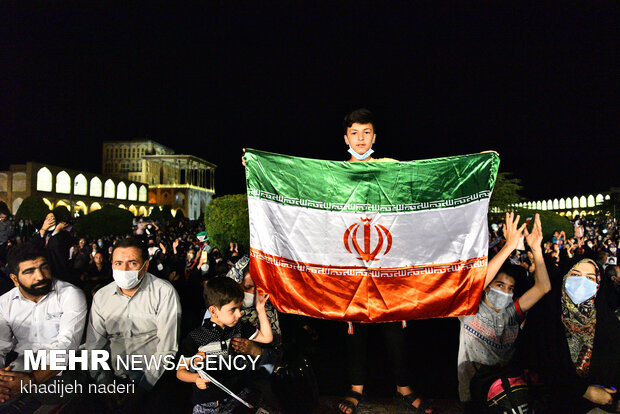 People in Isfahan celebrate ‘Raeisi’ election victory