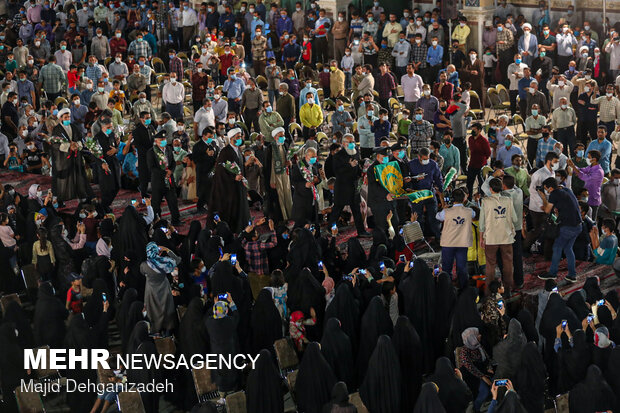 Celebrating Imam Reza birthday anniversary in Yazd