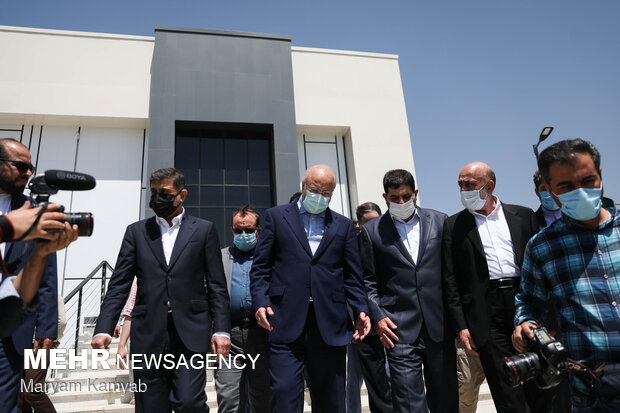 Ghalibaf's visit to Coronavirus vaccine factory
