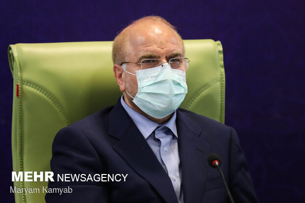 Ghalibaf's visit to Coronavirus vaccine factory