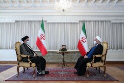 آیت اللہ رئیسی کی ایران کے موجودہ صدر روحانی سے ملاقات اور گفتگو