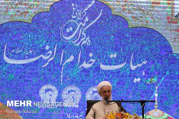 Imam Reza birthday anniv. held in Imam Khomeini Mausoleum