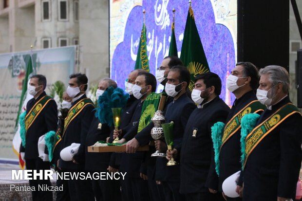 Imam Reza birthday anniv. held in Imam Khomeini Mausoleum