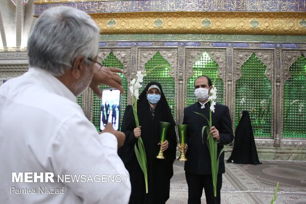 Imam Reza birthday anniv. held in Imam Khomeini Mausoleum