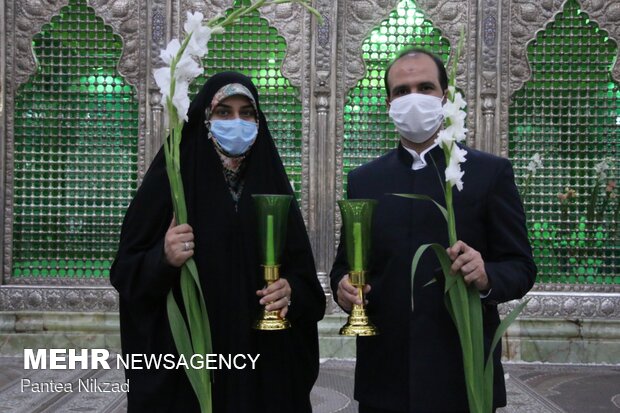 Imam Reza birthday anniv. held in Imam Khomeini Mausoleum