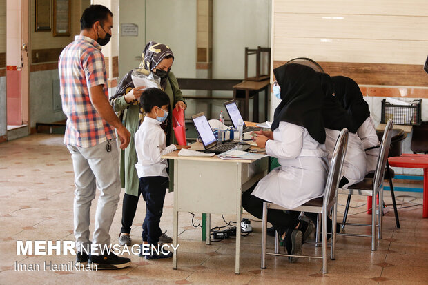 برنامه سنجش سلامت نوآموزان در همدان