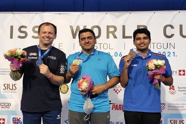 Iranian shooter wins gold at 2021 ISSF World Cup