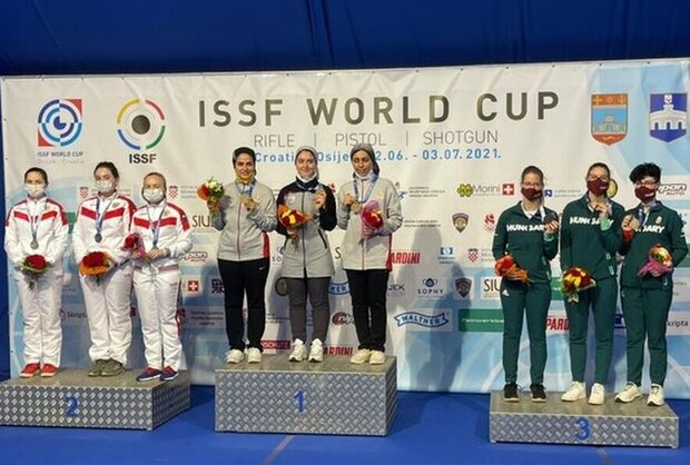 Iran wins second gold medal at ISSF World Cup