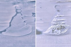 گرمایش زمین دریاچه یخی قطب جنوب را از بین برد