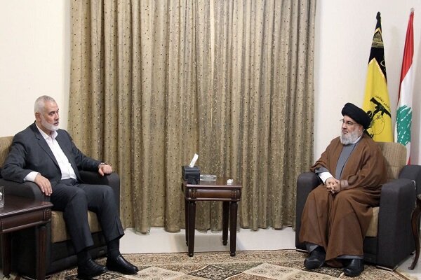 Nasrallah, Haniyeh discuss means to reach ‘decisive victory’