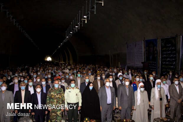 افتتاح پروژه جاده جدید سنندج-مریوان