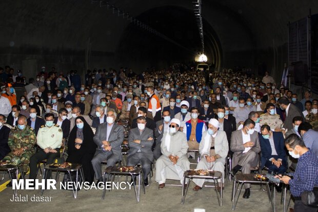 افتتاح پروژه جاده جدید سنندج-مریوان