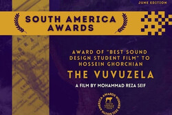 “Vuvuzela” wins Best Sound Design Award in Brazil Filmfest