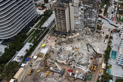 Miami'de çöken binanın tamamının yıkılmasına karar verildi