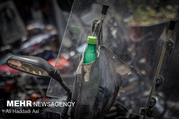 People of Tehran in face of summer heat