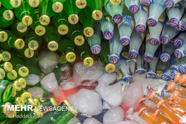 People of Tehran in face of summer heat