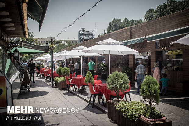 People of Tehran in face of summer heat