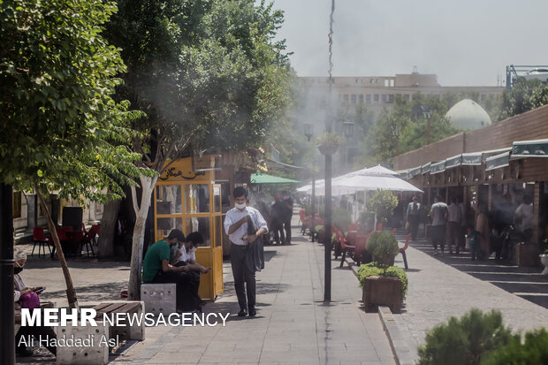 People of Tehran in face of summer heat