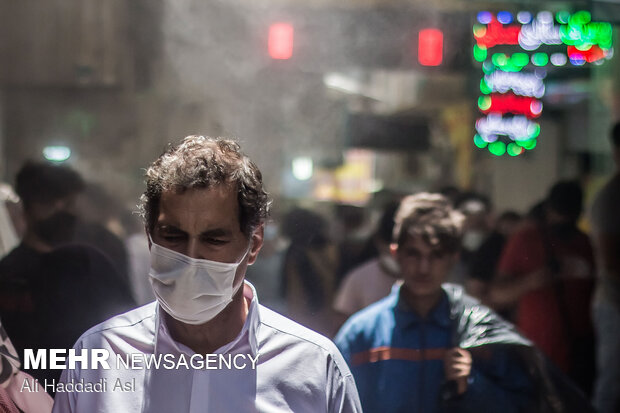 People of Tehran in face of summer heat