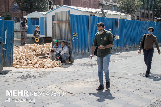 People of Tehran in face of summer heat