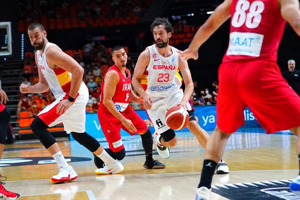 Basketball Friendly Spain Beat Iran Tehran Times