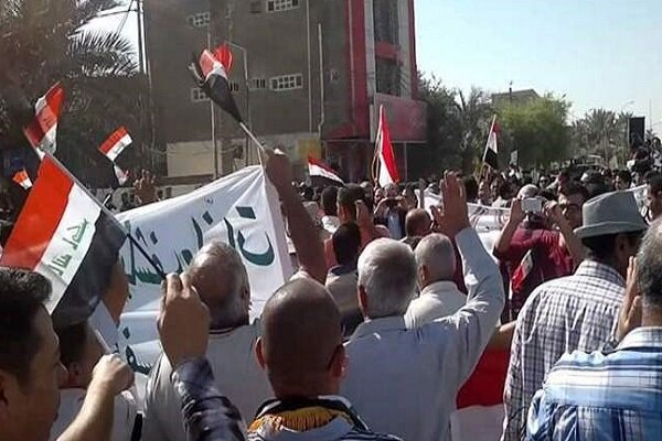 اعتراضات به قطع برق در استان الدیوانیه عراق