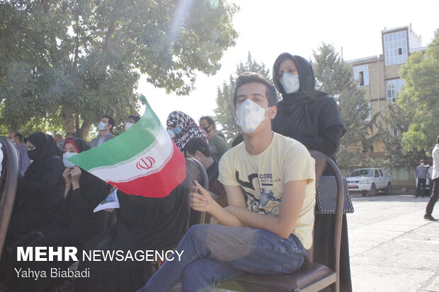 کلنگ زنی مدرسه اوتیسم کرمانشاه